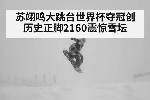 苏翊鸣大跳台世界杯夺冠创历史正脚2160震惊雪坛